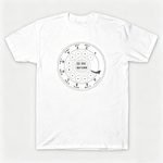 Vintage Rotary Phone Dial Pattern T-Shirt--VINT008